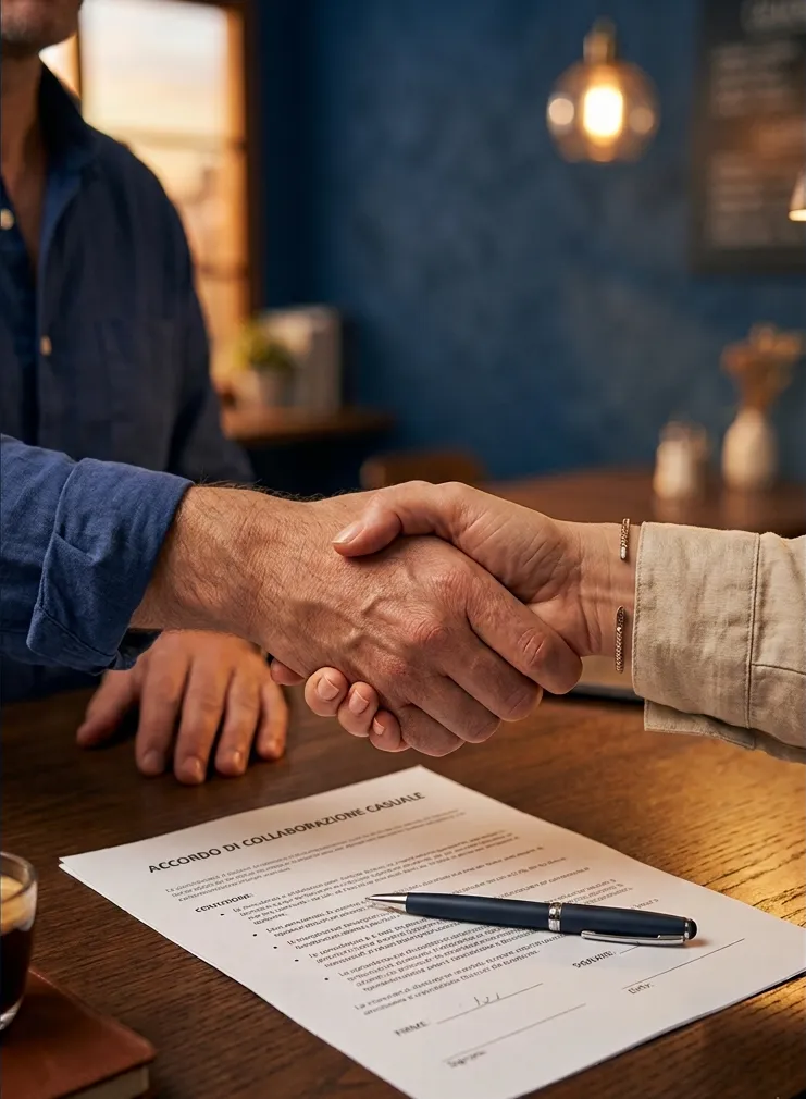 Stretta di mano su un Accordo di Collaborazione